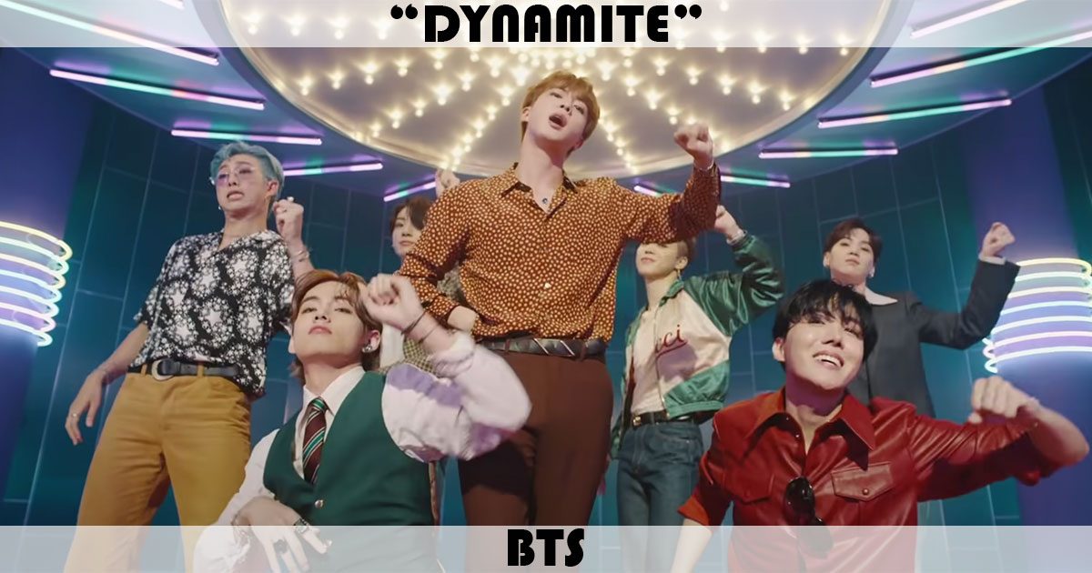 "Dynamite" by BTS