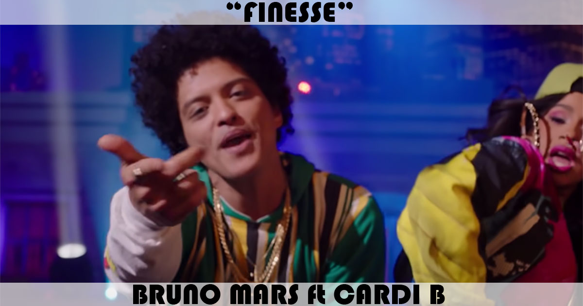 "Finesse" by Bruno Mars